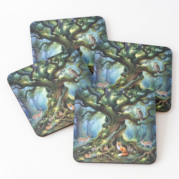 Item preview, Enchanted forest, Woodland Animals Scene  designed and sold by Gear Camel.