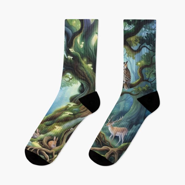 Item preview, Enchanted forest, Woodland Animals Scene  designed and sold by Gear Camel.