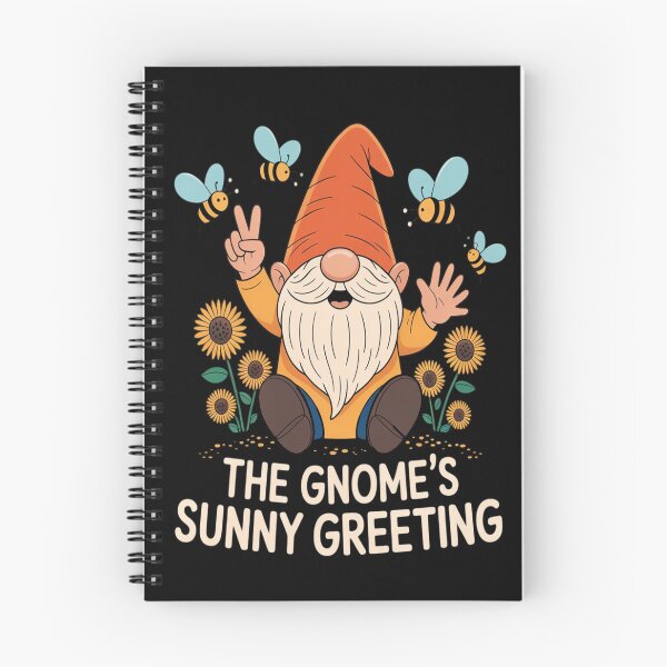 Item preview, Hippie Sunflower Gnome with Bee Flower Summer designed and sold by kakashinn.