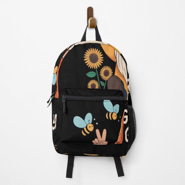 Item preview, Hippie Sunflower Gnome with Bee Flower Summer designed and sold by kakashinn.