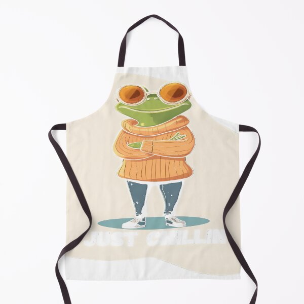 Item preview, Cool Frog Meme – Just Chillin Cute Cartoon Frog Aesthetic Classic T-Shirt designed and sold by pp-por.
