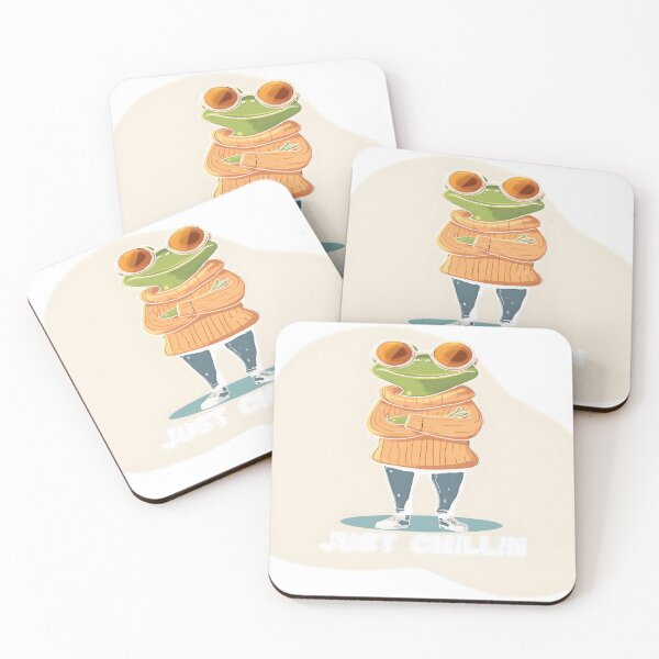Item preview, Cool Frog Meme – Just Chillin Cute Cartoon Frog Aesthetic Classic T-Shirt designed and sold by pp-por.