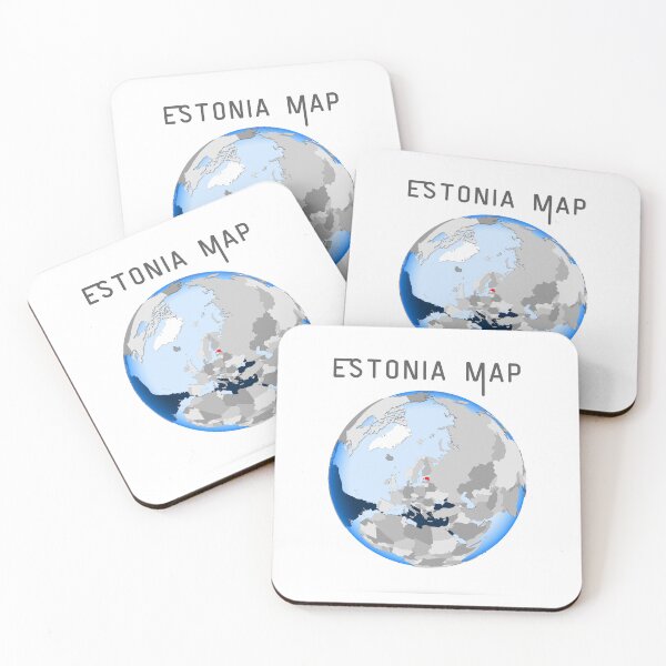 Item preview, Estonia map  designed and sold by Aminesnip.