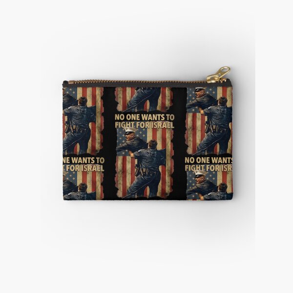 Item preview, No One Wants To Fight For Israel Resist War American Flag designed and sold by RDGNR.