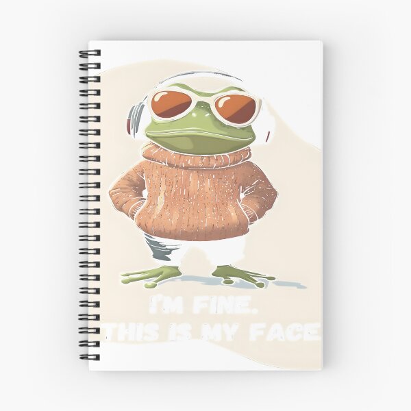 Item preview, Cool Frog Wearing Headphones – Cozy Aesthetic Meme Illustration Essential T-Shirt designed and sold by pp-por.