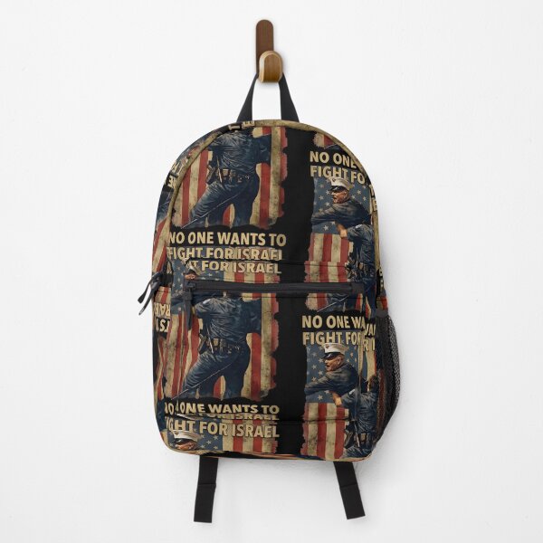 Item preview, No One Wants To Fight For Israel Resist War American Flag designed and sold by RDGNR.