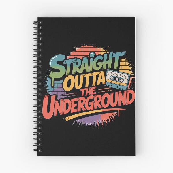 Item preview, Edgy "Straight Outta the Underground" Hip-Hop Tee designed and sold by Enea Kelo.
