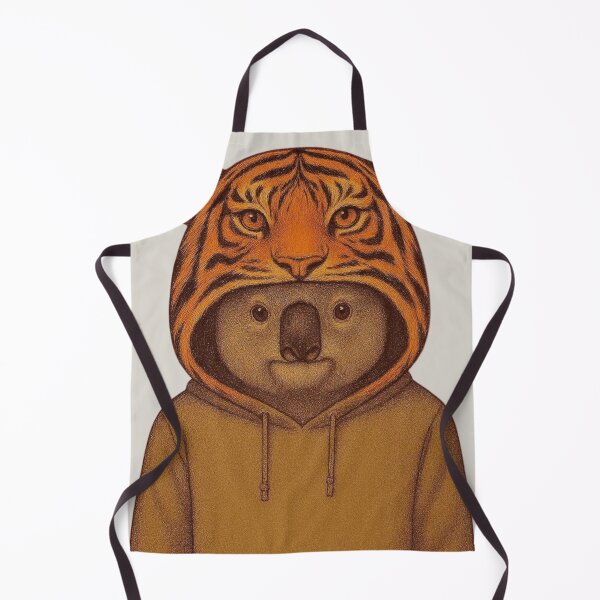 Item preview, Cute koala in tiger hoodie illustration designed and sold by Aloloco.