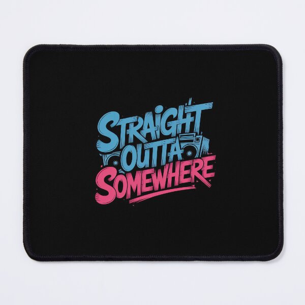 Item preview, Edgy "Straight Outta Somewhere" Hip-Hop Tee designed and sold by Enea Kelo.