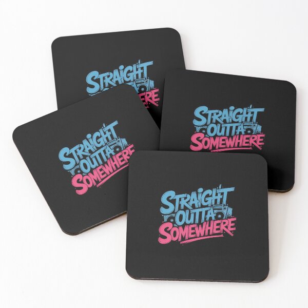 Item preview, Edgy "Straight Outta Somewhere" Hip-Hop Tee designed and sold by Enea Kelo.