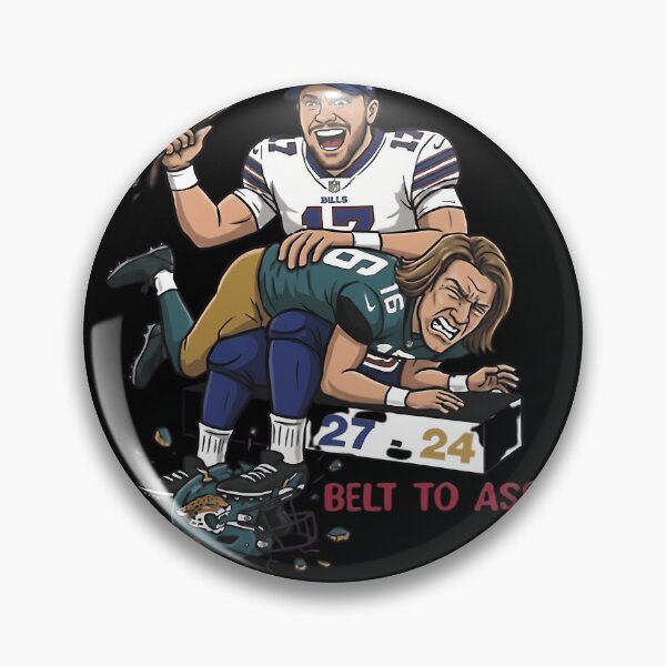 Item preview, Official Josh Allen Trevor Lawrence Belt To Ass Buffalo Bills 27 Jaguars 24 designed and sold by belaadel.