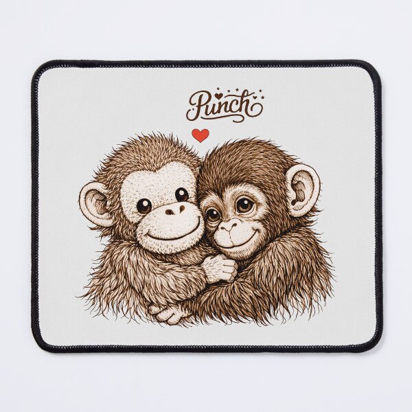 Item preview, Hang in There Punch Monkey with Plush Orangutan designed and sold by gear-posters.
