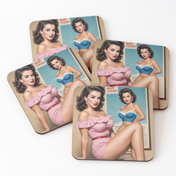 Item preview, Vintage 1940s Pin-Up Girl Art | Classic Retro Pin-Up designed and sold by MissSaylor.