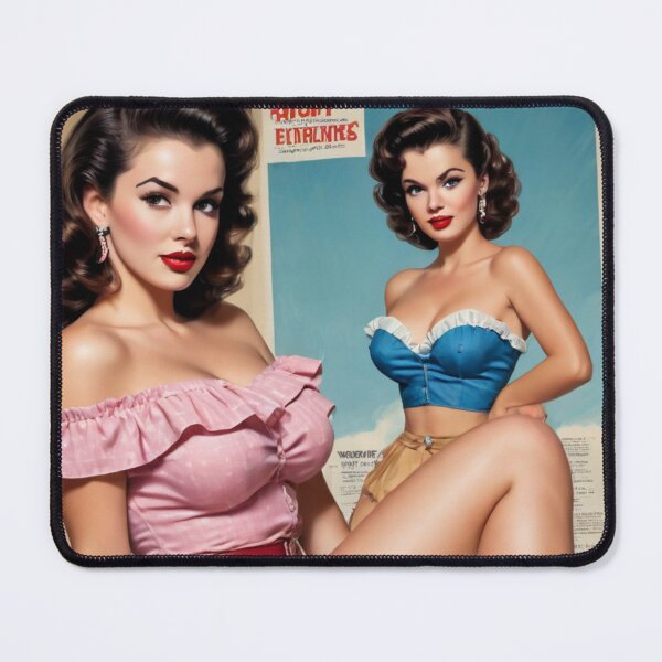 Item preview, Vintage 1940s Pin-Up Girl Art | Classic Retro Pin-Up designed and sold by MissSaylor.
