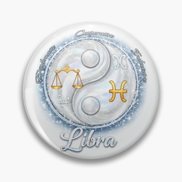 Item preview, Libra -Zodiac starsign inside  a yin-yang designed and sold by FireOrchid.