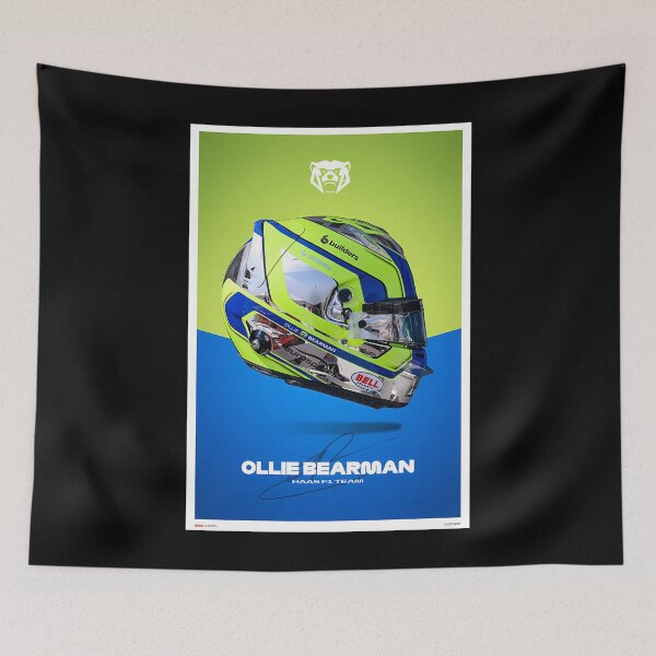 Item preview, Ollie Bearman (F1 2024 Helmet) designed and sold by belaadel.