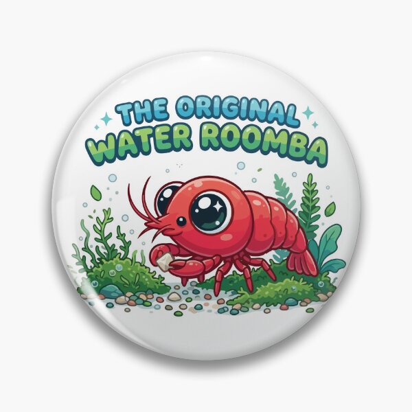 Item preview, The Original Water Roomba Funny Cherry Shrimp designed and sold by Petzzz.