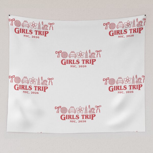 Item preview, Girls Trip NYC 2026 New York City Birthday Bachelorette Doodles designed and sold by RDGNR.
