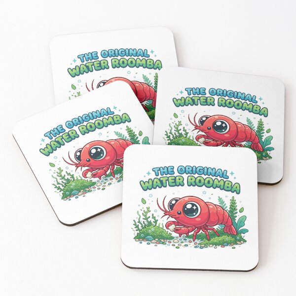 Item preview, The Original Water Roomba Funny Cherry Shrimp designed and sold by Petzzz.