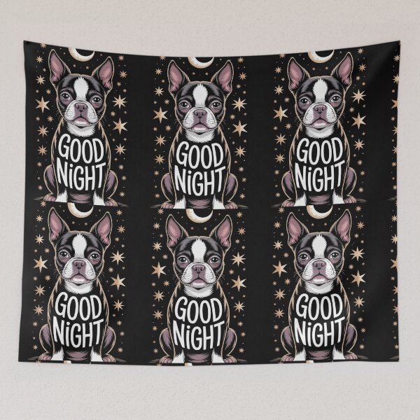 Item preview, Good Night Puppy – Classic Black & White Illustration Collection designed and sold by Bittor18.