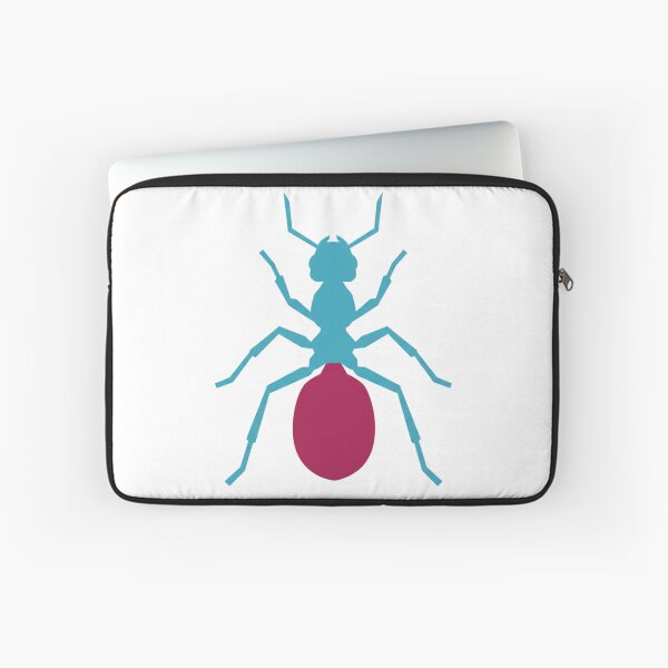 Item preview, Cyan and Magenta Ant Silhouette – Modern Pop Art for Young Creatives designed and sold by bsbd-action.