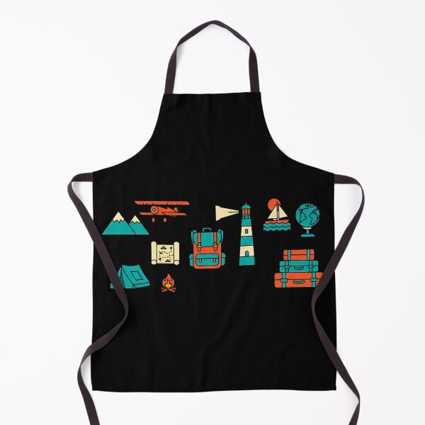 Item preview, The Wanderlust Checklist - Vintage Retro Travel & Outdoor Adventure Elements designed and sold by AbulailArt.