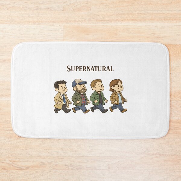Item preview, Bobby, Castiel, Sam & Dean Winchester Cute Supernatural Fan Art designed and sold by Reyxava.