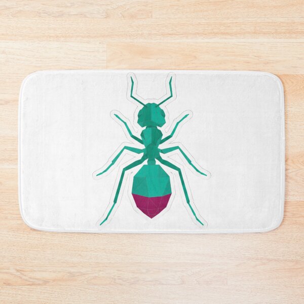 Item preview, Emerald Ant Low Poly – Elegant Insect Sticker for Collectors designed and sold by bsbd-action.