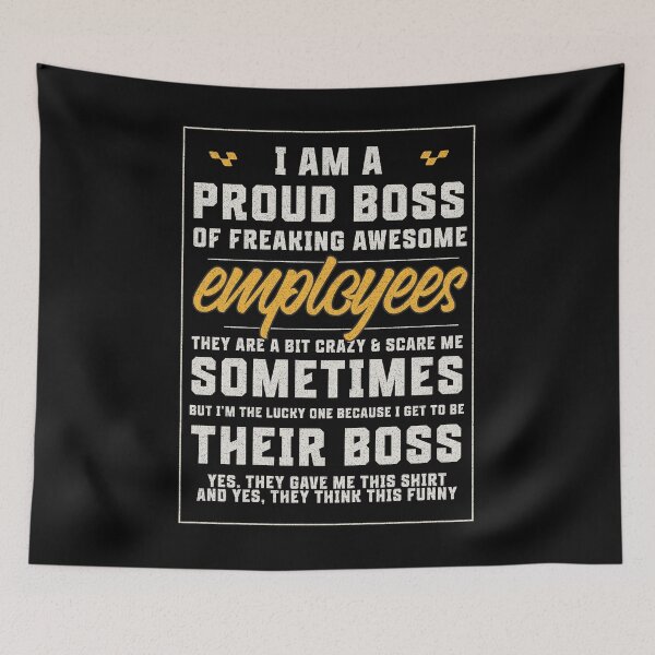 Item preview, Funny Proud Boss Employee Appreciation Office designed and sold by UniTeeCo.