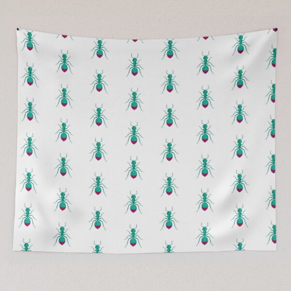 Item preview, Emerald Ant Low Poly – Elegant Insect Sticker for Collectors designed and sold by bsbd-action.
