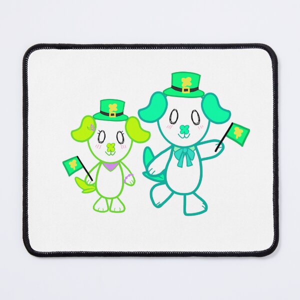 Item preview, KawaiiDOGGOS - Lucky & Clover ”St. Patrick’s day” print designed and sold by KawaiiDOGGOS(byL) & More.