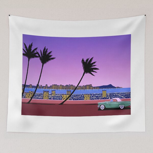 Item preview, Retro Japanese Coastal Dream-12 - Hiroshi Nagai city pop designed and sold by kg07-.