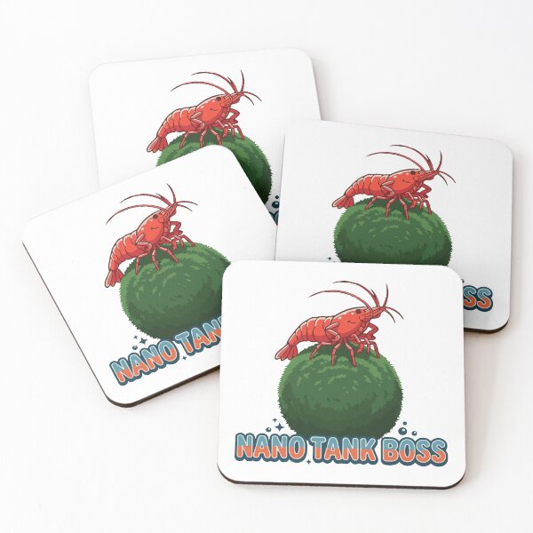 Item preview, King Of The Nano Tank Cherry Shrimp On Moss Ball designed and sold by Petzzz.