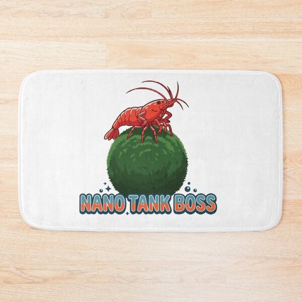 Item preview, King Of The Nano Tank Cherry Shrimp On Moss Ball designed and sold by Petzzz.