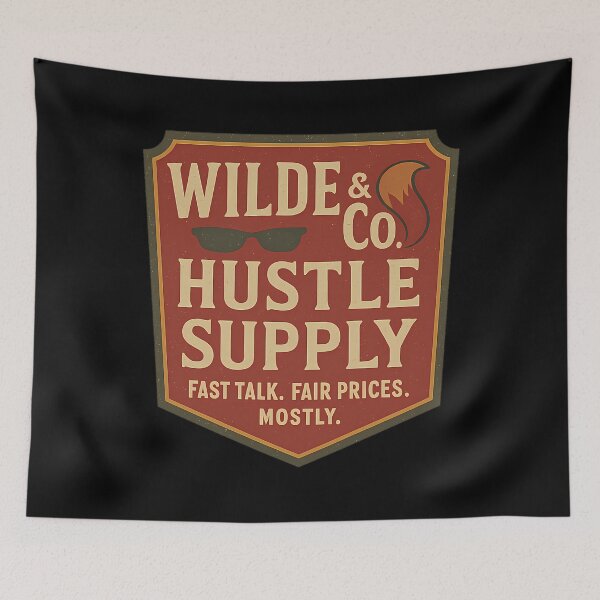 Item preview,  Wilde  Co. Hustle Supply  Funny Zootopia-Inspired Fox Shirt designed and sold by 3ankbot.
