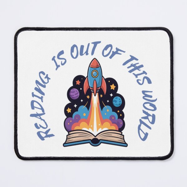 Item preview, Reading Takes You to Space – Rocket Book Lover Design designed and sold by Tomasz Siennicki.