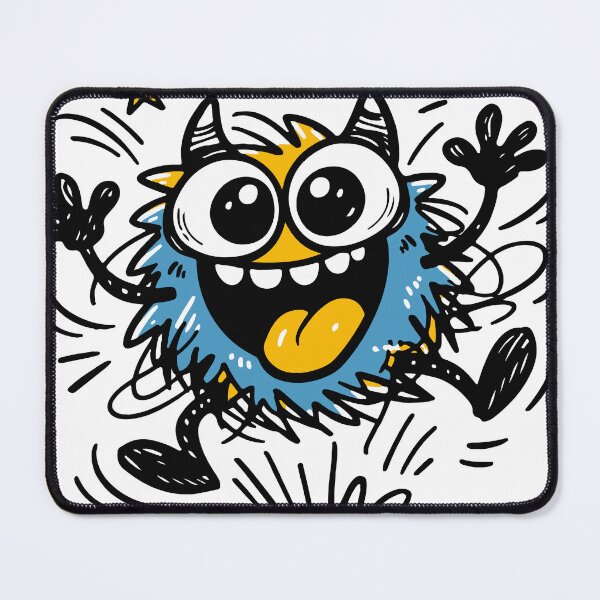 Item preview, A tired doodle monster expressing exhaustion in a humorous way. The relatable emotion gives it strong meme potential.1 designed and sold by Dejbar.