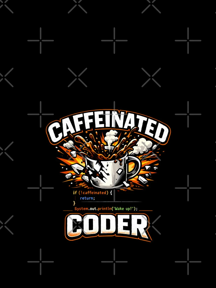 Thumbnail 4 of 4, Samsung Galaxy Phone Case, Caffeinated Coder Caffeine Java Coder designed and sold by SplashTastic.