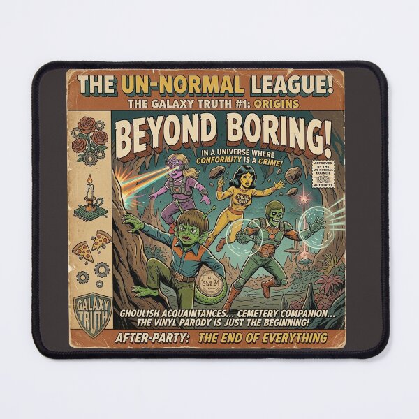Item preview, The Un-Normal League: Beyond Boring - Retro Comic Origins designed and sold by ern vintage store.