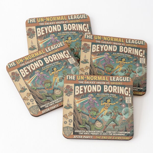 Item preview, The Un-Normal League: Beyond Boring - Retro Comic Origins designed and sold by ern vintage store.