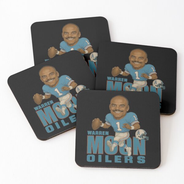 Item preview, Warren Moon Houston Oilers Caricature – Legendary Quarterback Artwork designed and sold by SherlocksStore.