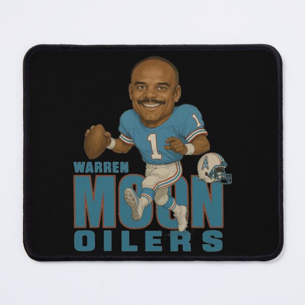 Item preview, Warren Moon Houston Oilers Caricature – Legendary Quarterback Artwork designed and sold by SherlocksStore.