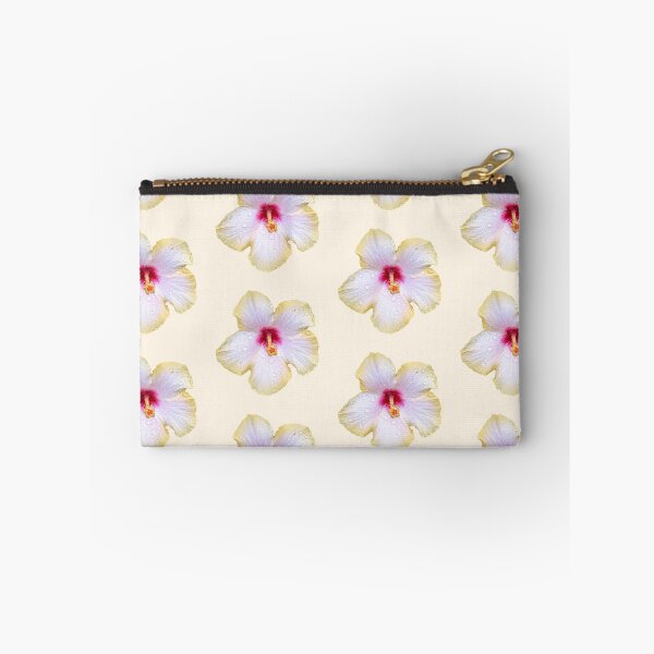 Item preview, yellow white hibiscus flower sticker designed and sold by inainart.