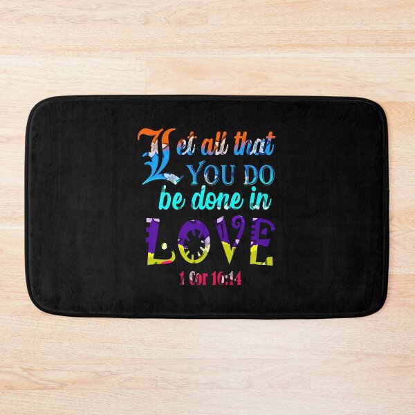 Item preview, Let All That You Do Be Done In Love - 1 Cor 16:14 | Christian Word Art designed and sold by BbCherryT.