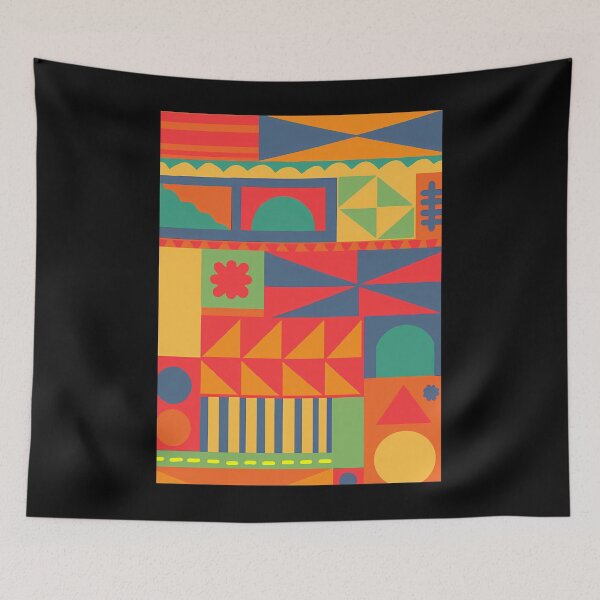 Item preview,  It'S A Small World Pattern (Summer Palette) designed and sold by 3ankbot.