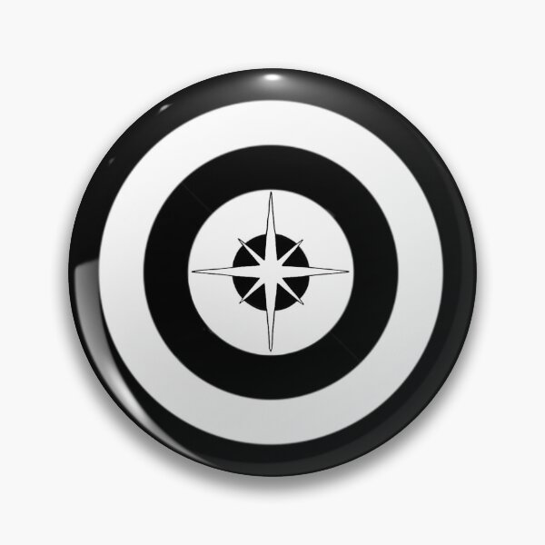 Item preview, North Star Black and white Bullseye  designed and sold by theniamhmachine.