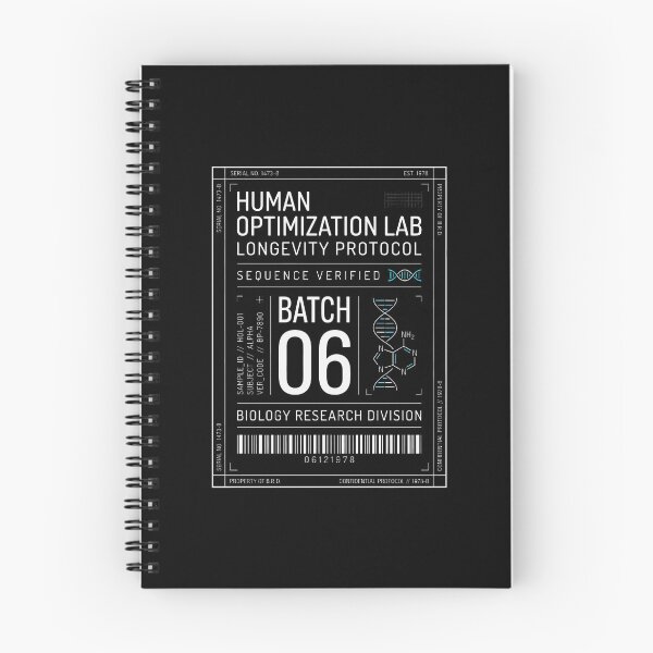 Item preview, Human Optimization Lab Biology Longevity Cyberpunk Protocol designed and sold by SplashTastic.