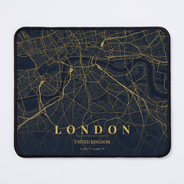 Item preview, London City Map in Midnight Blue designed and sold by CityMapsShop.