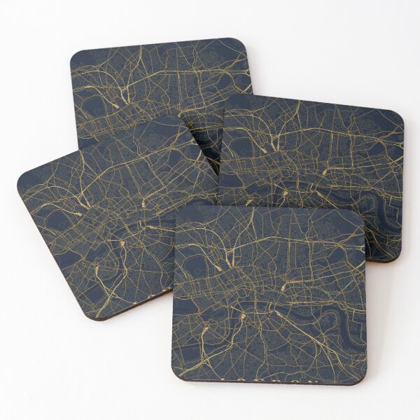 Item preview, London City Map in Midnight Blue designed and sold by CityMapsShop.