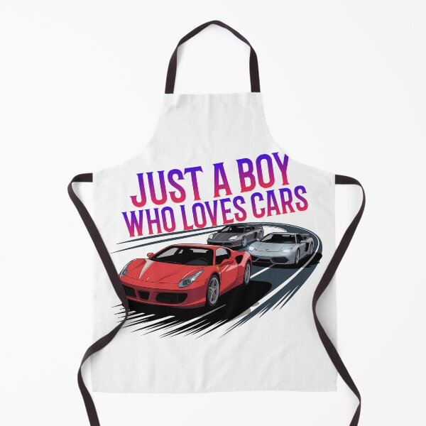 Item preview, Just a Boy Who Loves Cars designed and sold by DigitalDream11.